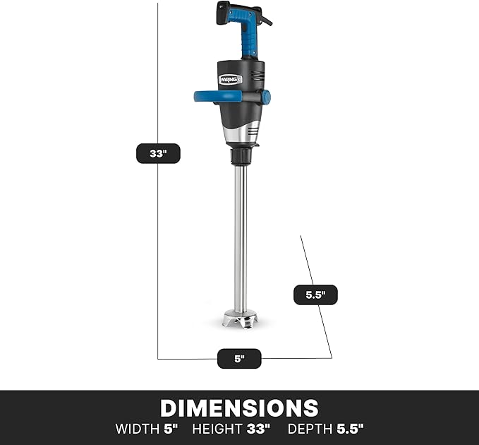 Waring EVOX 18" Big Stik Immersion Blender, 1.5 HP Variable Speed, 35-Gallon - Image 3