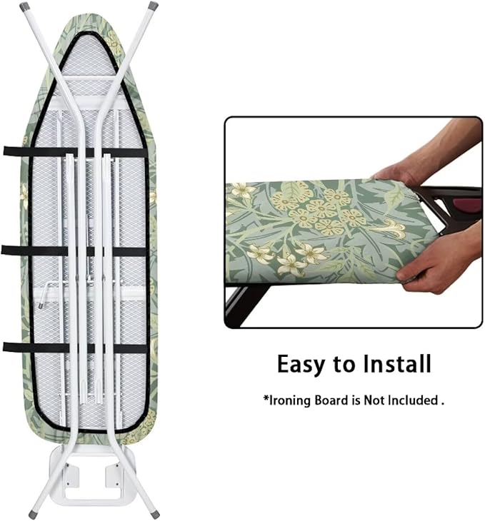 ZCFYGDX 14x45 in Ironing Board Covers Easy to Install Resistant, Elastic Edge 3 - Image 4