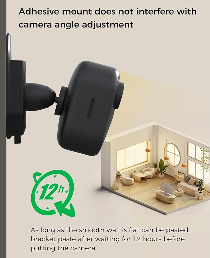 3 Pack Blink Camera No Drill No Screws Wall Mount Bracket - Image 4