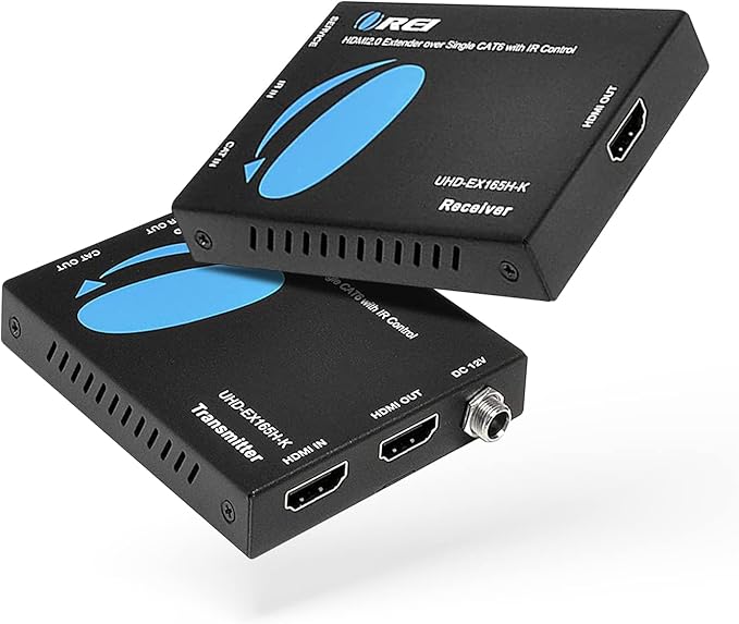 OREI HDMI Extender UltraHD Over Single Cat6/Cat7 Cable 4K @ 60Hz by OREI