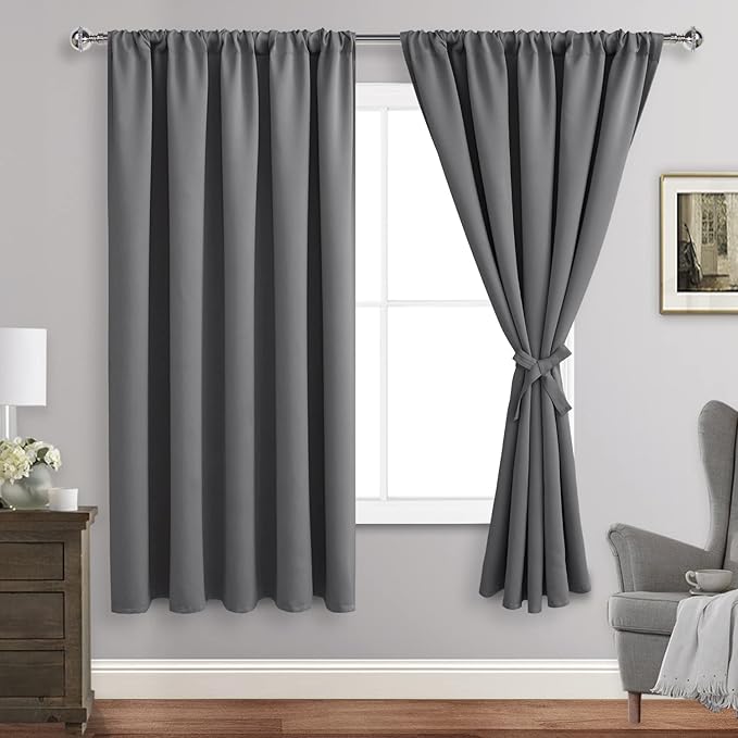 JIUZHEN Blackout Curtains for Bedroom by JIUZHEN