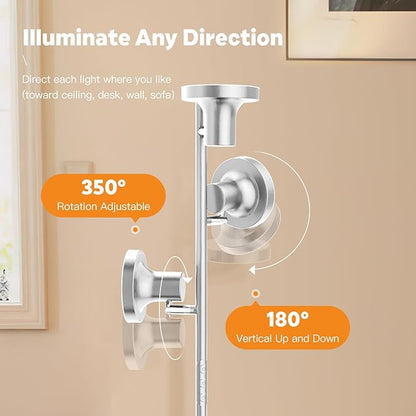 SIBRILLE 36W LED Tree Floor Lamp, Modern Dimmable Standing Lamp - Image 2
