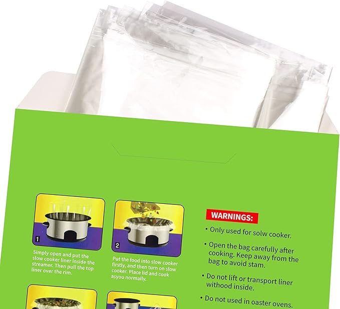 20 Count Disposable Slow Cooker Liners and Cooking Bags | Extra Large Size Fits - Image 5