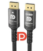 Ubluker 10K 8K DisplayPort 2.1 Cable 54Gbps 3.3 FT, Certified DP to DP Cord 4K by UblukerHigh-definitionlivingstartswithUblukerHDMIcables