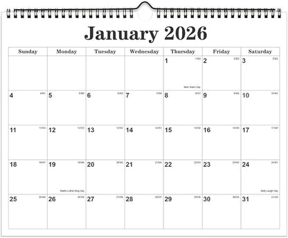 Calendar 2026 - Calendar 2026-2027 from January 2026 to June 2027, Spiral by Runtioval