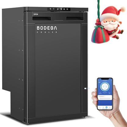 BODEGACOOLER 12 Volt Refrigerator, 83L RV Refrigerator APP Control, RV Fridge by BODEGA