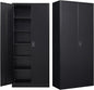 MIIIKO Metal Cabinet for Storage, Locking Door Tall Steel Storage Cabinet by MIIIKOOfficeFurniture