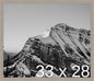 Frame It Easy 33 x 28 Rustic Gray Wood Frame by FrameItEasy