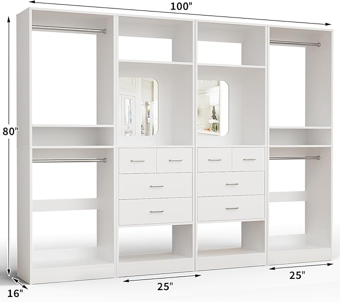 Unikito 100” Closet System - Image 7