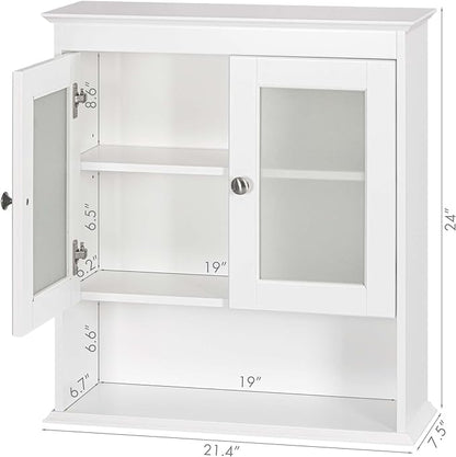 Spirich Bathroom Cabinet Wall Mounted, Medicine Cabinet Organizer - Image 2