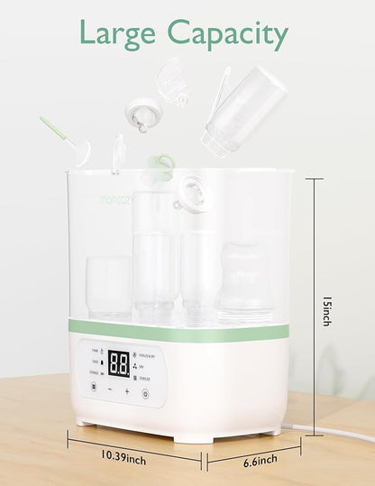Momcozy Bottle Sterilizer and Dryer, 8-in-1 Electric Steam Baby Bottle - Image 9