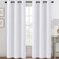 H.VERSAILTEX White Curtains for Bedroom Thermal Insulated Room Darkening Living by HVERSAILTEX