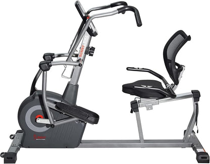 Sunny Health & Fitness Elite Recumbent Cross Trainer & Elliptical Machine - Image 8