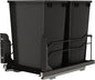Rev-A-Shelf 35 Qt Double Pullout Under Cabinet Kitchen Trash Cans w/Soft-Close by Rev-A-Shelf