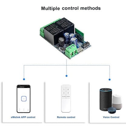 Ewelink WiFi Wireless Smart Relay Module USB 5v 2 Channel Momentary Toggle - Image 7