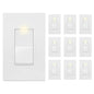 LIDER Minimalist Design Matte Finish Lighted Decorator Switch by LIDER