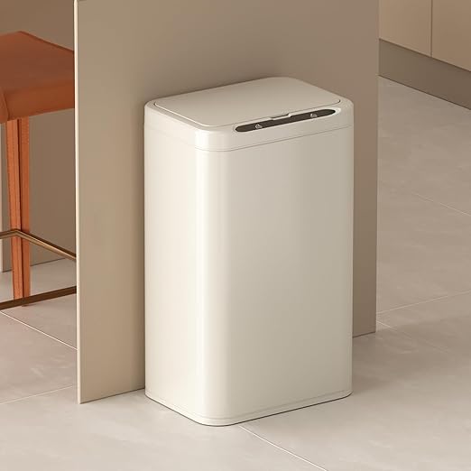ELPHECO Stainless Steel Office Trash Can Motion Sensor Garbage Can Touchless by ELPHECOUSA