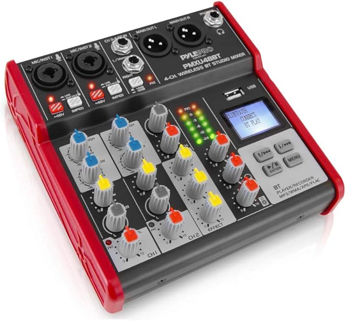 PYLE Studio Audio Sound Mixer Board by PyleUSA