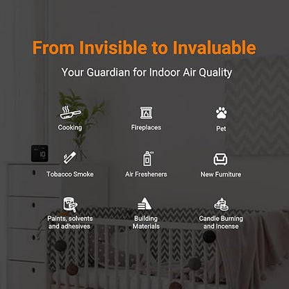 Temtop Smart Air Quality Monitor Indoor Home Air Testing - Image 8