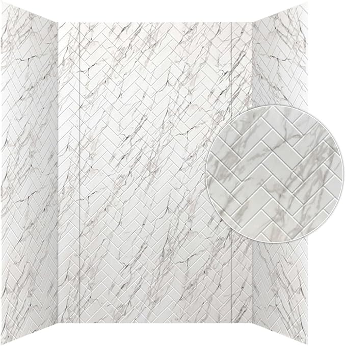 From Plain To Beautiful In Hours 133-640-HERR-KIT Herringbone Tile by DecorativeCeilingTiles