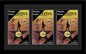 Creative Picture Frames 11"x 22" Black Triple Theatre Bill Frame and Black Matting with Installed Hanger and Stand (Theatre Bill Not Included)