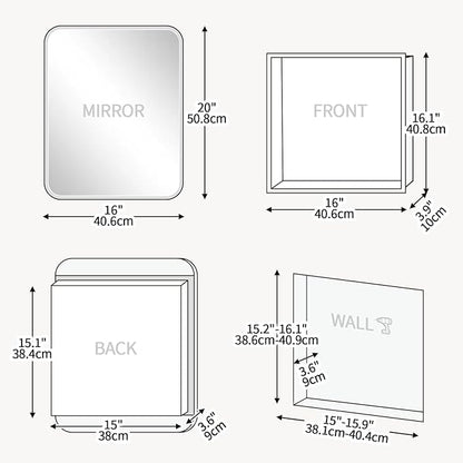 Rectangle Medicine Cabinet - Image 2