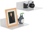 9 Inches Acrylic Wall Shelves 2 Pack, Floating Shelf by Sezanrpt