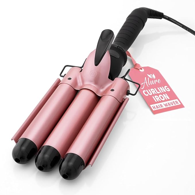 Alure Three Barrel Curling Iron Wand Hair Waver by AlureXAsaniHairProducts
