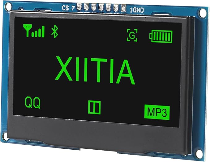 XIITIA 2pcs 2.42 inch 128x64 OLED LCD Display Module SSD1309 7 Pin SPI/IIC I2C - Image 5
