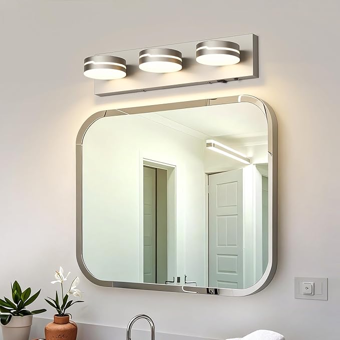 LED Vanity Lights 18.9in Bathroom Lights Fixtures Over Mirror 3 Light LED - Image 4