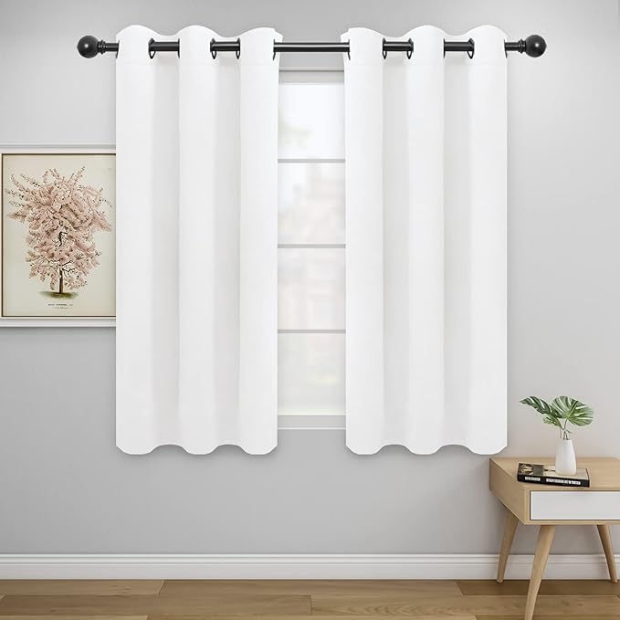 Easy-Going Blackout Curtains for Bedroom, Solid Thermal Insulated Grommet and by Easy-Going