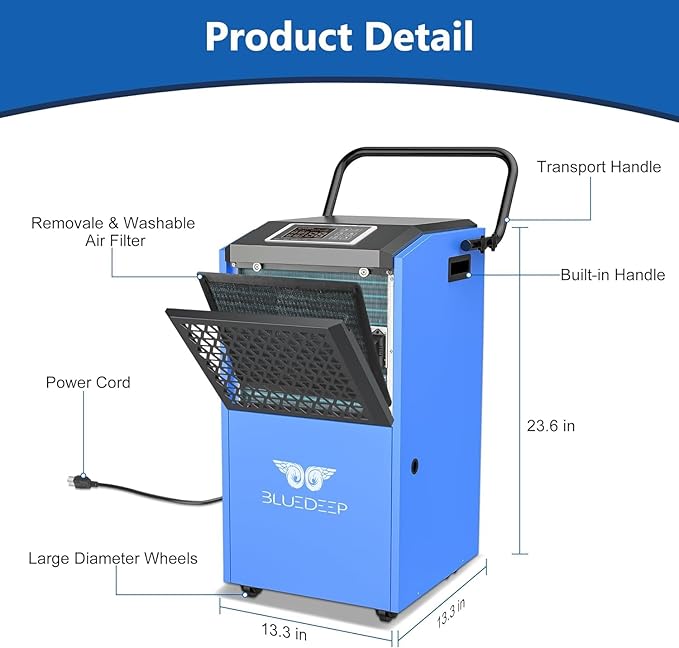 158 Pints Commercial Dehumidifier - Image 3