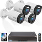 【2-Way Audio】 5MP Wired Security Camera System, Home Video Surveillance Systems by WEILAILIFE