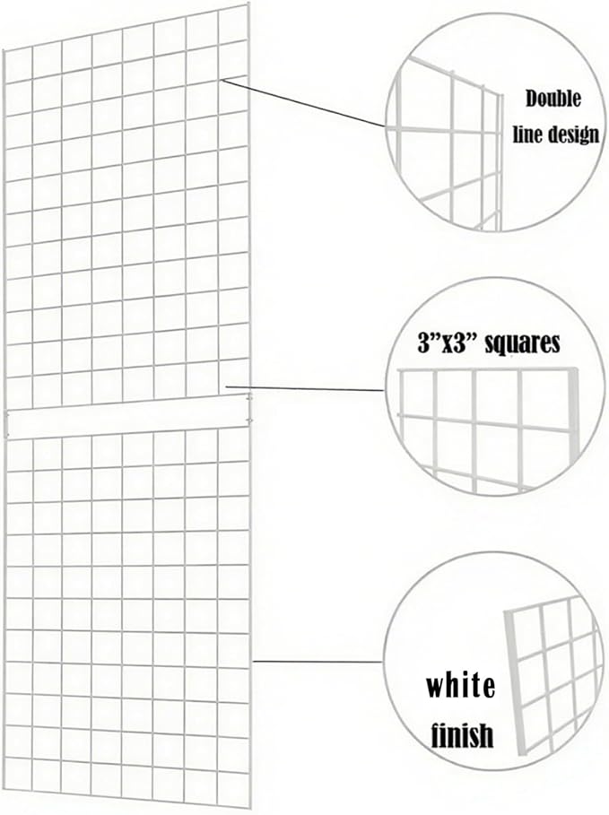 7RiversART Grid Wall Commercial Grade Gridwall Panels – Heavy Duty Grid Panel - Image 4