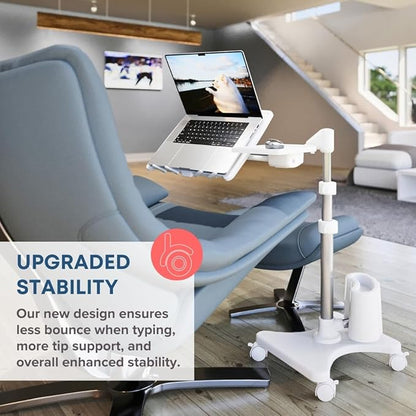 LEVO G2 Deluxe Adjustable Laptop Stand – Rolling Computer Desk & Ergonomic Table - Image 6