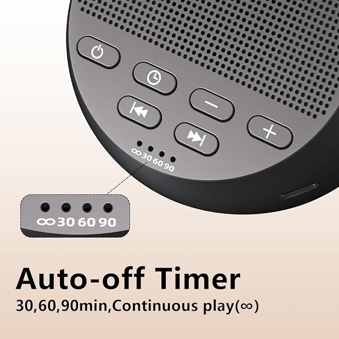Portable Rechargeable Sound Machine White Noise Machine - Image 4