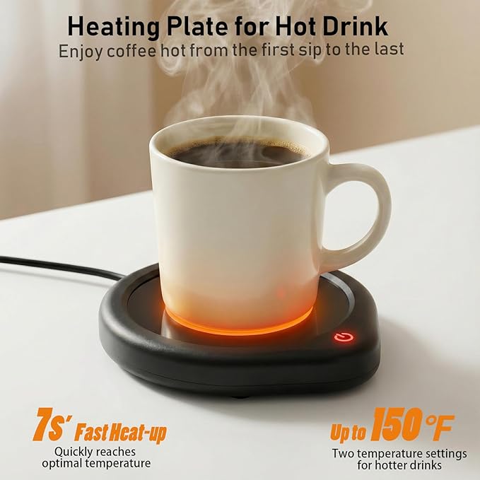Coffee Mug Warmer, Cup Warmer for Desk - Image 2