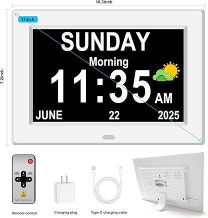 11'' Large Display Digital Clock - Image 2