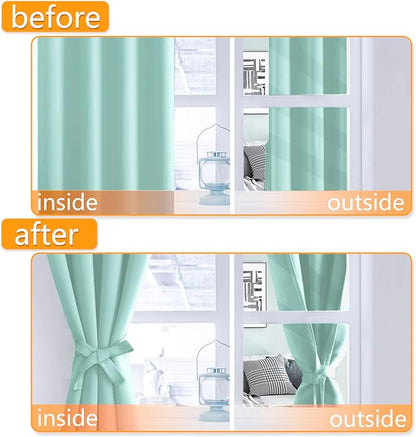 Hiasan Short Blackout Curtains for Bedroom - Image 4