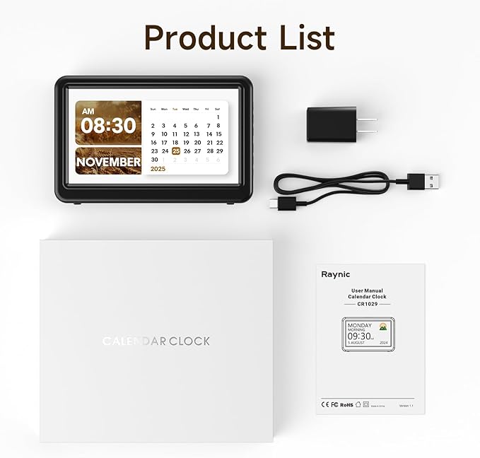 Raynic Date Clock, Digital Calendar Clock - Image 9
