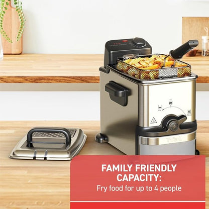 T-fal Compact EZ Clean Stainless Steel Deep Fryer - Image 5