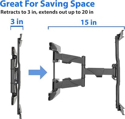 Mount Factory Heavy-Duty Full Motion TV Wall Mount - Image 3