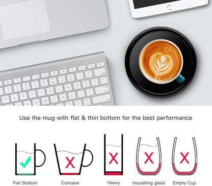 Smart Coffee Warmer, BESTINNKITS Auto On/Off Gravity-Induction Mug Warmer - Image 3