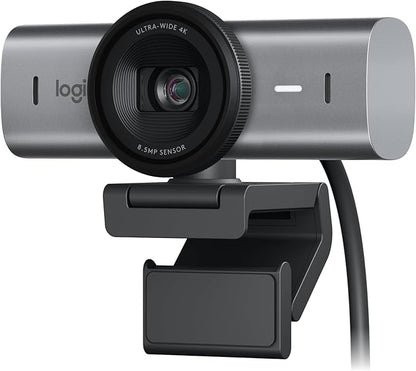 Logitech MX Brio Ultra HD 4K Collaboration, Streaming Webcam, 1080p at 60 FPS by Logitech