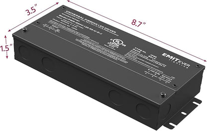 EMITEVER 120W Dimmable LED Driver, 24V Triac Dimmable Power Supply, AC to DC - Image 3