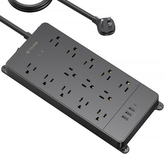 TROND Surge Protector Power Strip 15 ft Cord by TRONDOfficial