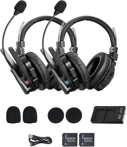 SYNCO XTALK XMax2 Wireless Intercom Headset System 2.4GHz 1640 feet 500 Meters by SYNCO
