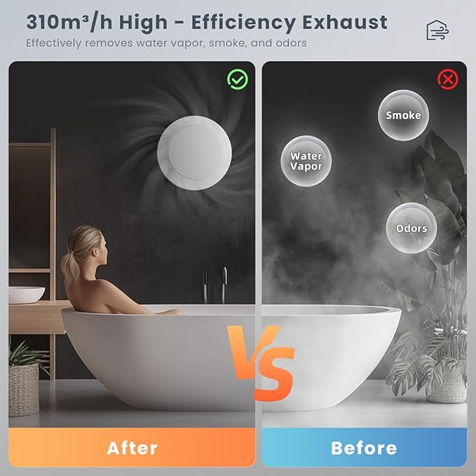 6 Inch Bathroom Exhaust Fan - Image 3