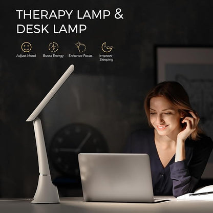 Light Therapy Lamp, 10000 LUX UV-Free LED Sunlight, Full Spectrum Mood Light - Image 3