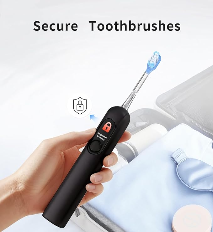 lunakind Sonic Toothbrush with Travel Case, Electric Toothbrush, AI Smart - Image 6